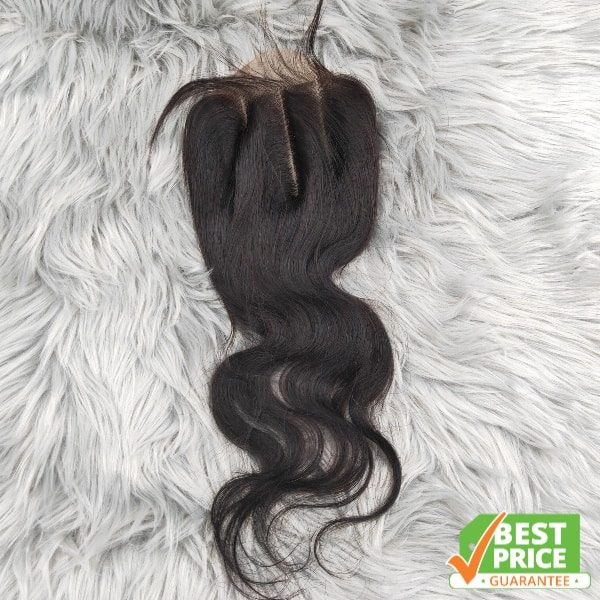 Body Wave 4x4 Lace Closure; Good Quality 100% Pure Human Hair