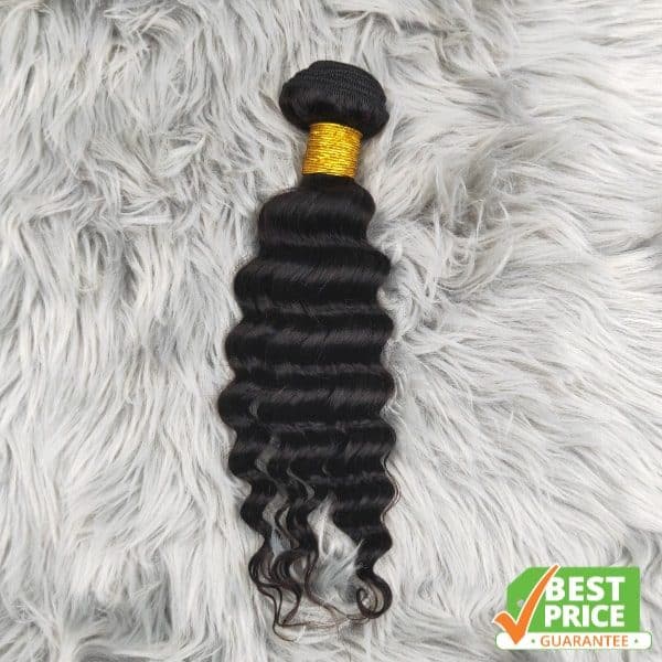 1 Bundle (100g) Deep Wave; Good Quality (Grade 10A) 100% Pure Human Hair