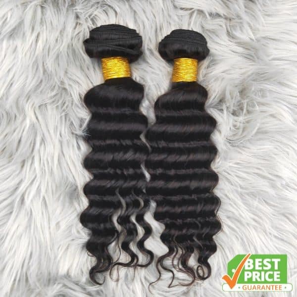 1 Bundle (100g) Deep Wave; Good Quality (Grade 10A) 100% Pure Human Hair