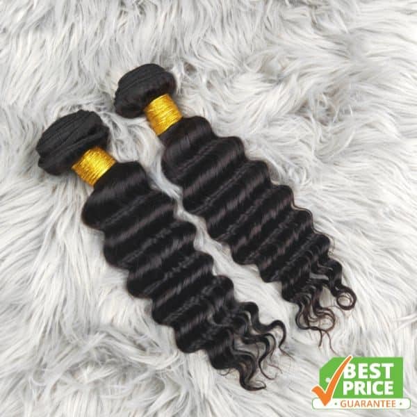 1 Bundle (100g) Deep Wave; Good Quality (Grade 10A) 100% Pure Human Hair