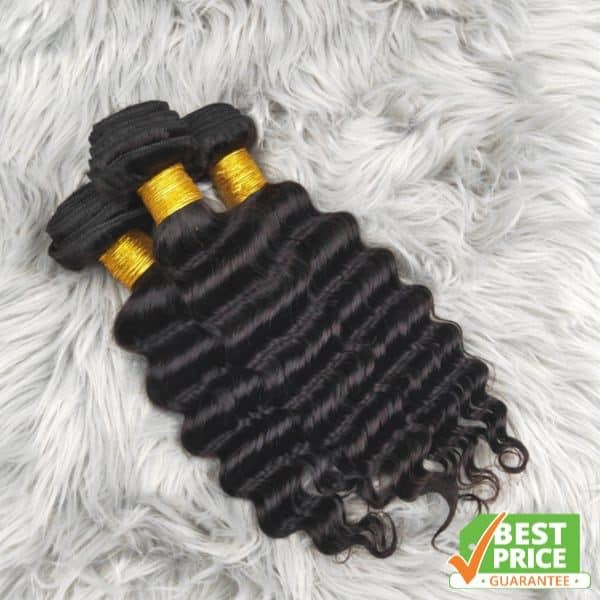 1 Bundle (100g) Deep Wave; Good Quality (Grade 10A) 100% Pure Human Hair