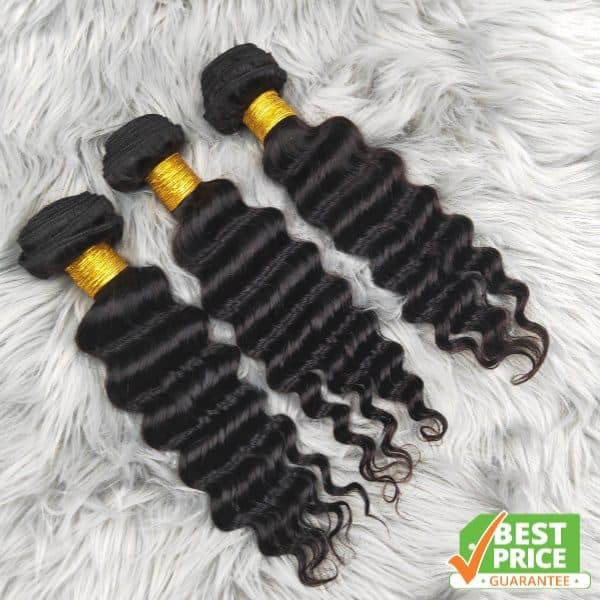 1 Bundle (100g) Deep Wave; Good Quality (Grade 10A) 100% Pure Human Hair