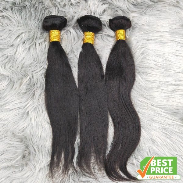 1 Bundle (100g) Straight; Good Quality (Grade 10A) 100% Pure Human Hair