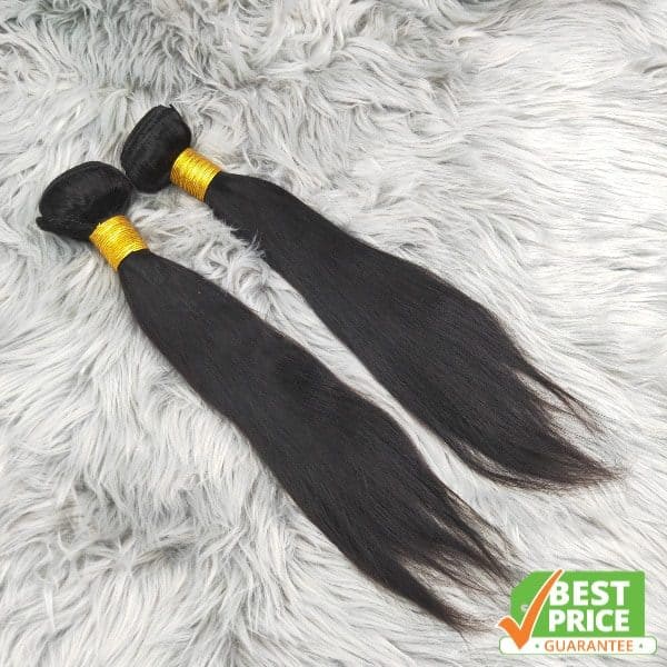 1 Bundle (100g) Straight; Good Quality (Grade 10A) 100% Pure Human Hair