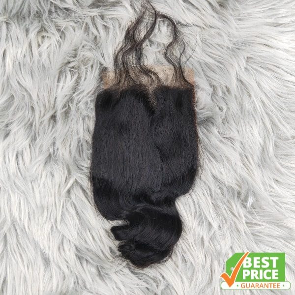Loose Wave 4x4 Lace Closure; Good Quality 100% Pure Human Hair